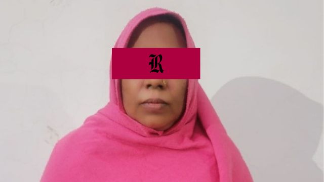 Almond Queen Nasreen has finally been caught