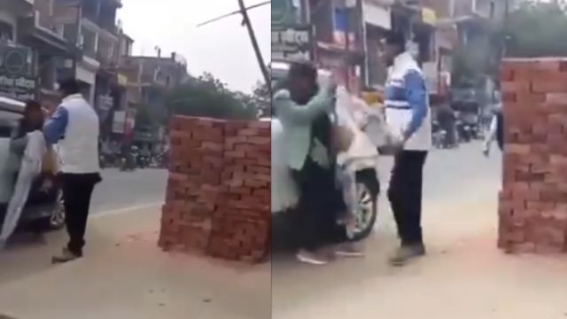 The principal and a female instructor were caught in an OYO