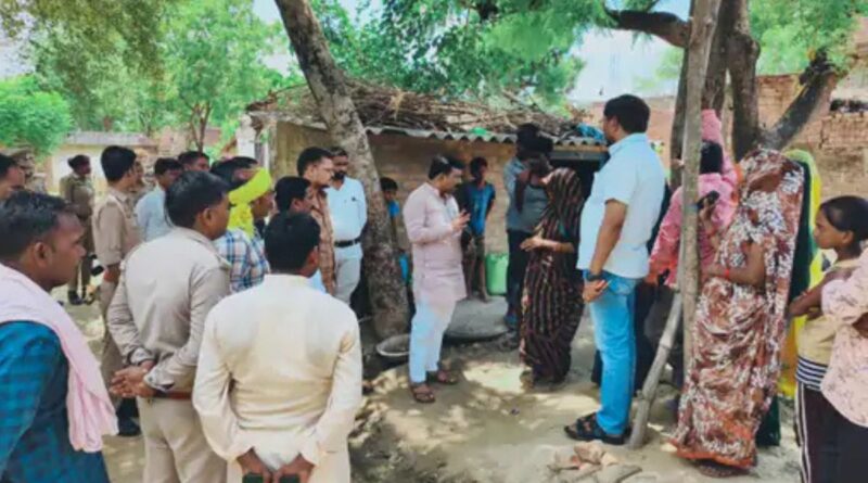 MLA Vinod Saroj met the victim; assured her of justice
