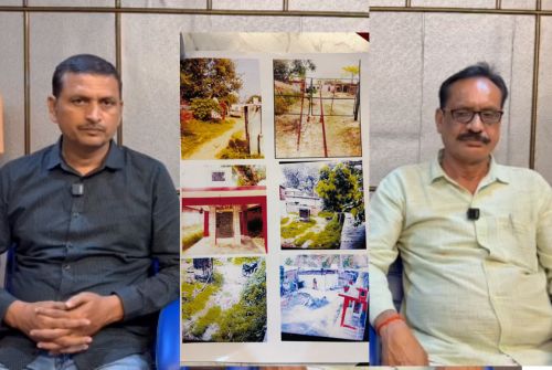 जेसीबी से रास्ता बंद करने का गंभीर आरोप, मंदिर जाने का मार्ग भी हुआ बाधित